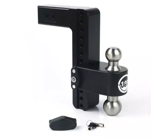 Weigh Safe180° Cerakote 10″ Drop Hitch with 2.5″ Shank • LTB10-2.5-CER-BLA