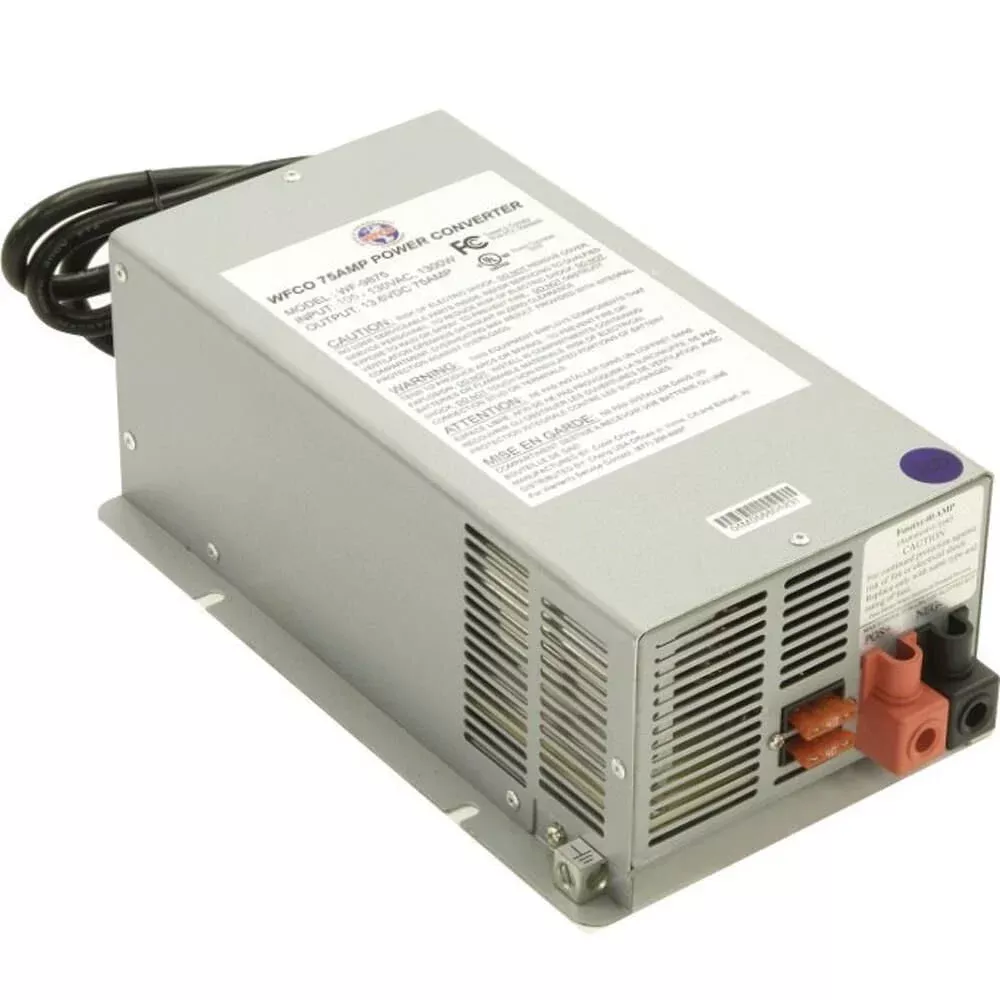 WFCO Deck Mount Converter/Charger – 75 Amp