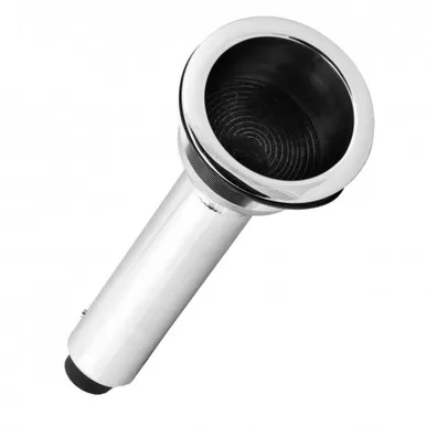 Whitecap 304 SS Rod and Cup Holder, 15-Degree