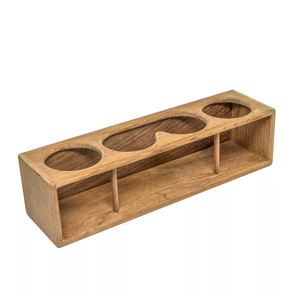Whitecap Four Drink/Binocular Rack – Teak