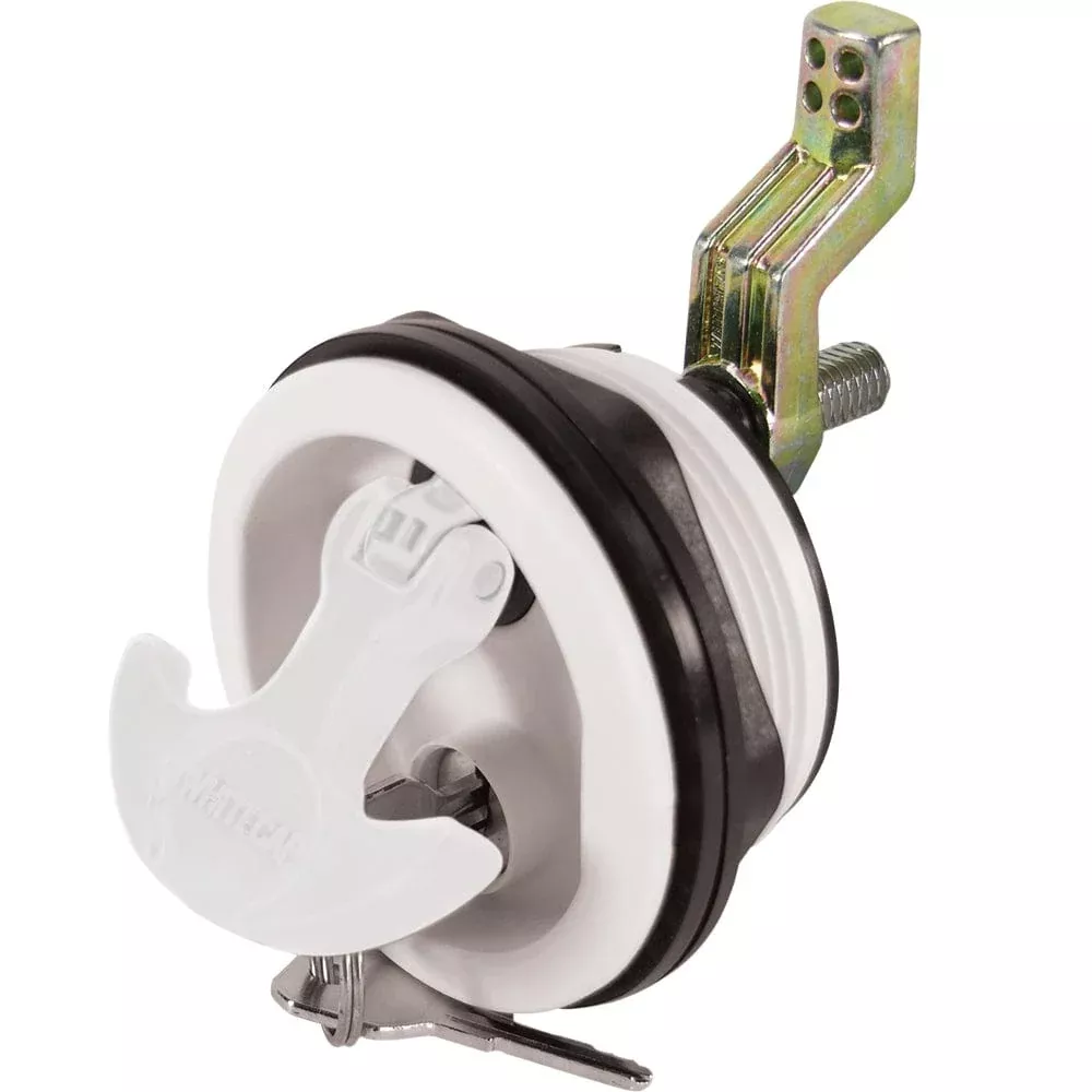 Whitecap Locking Nylon T-Handle – White/White
