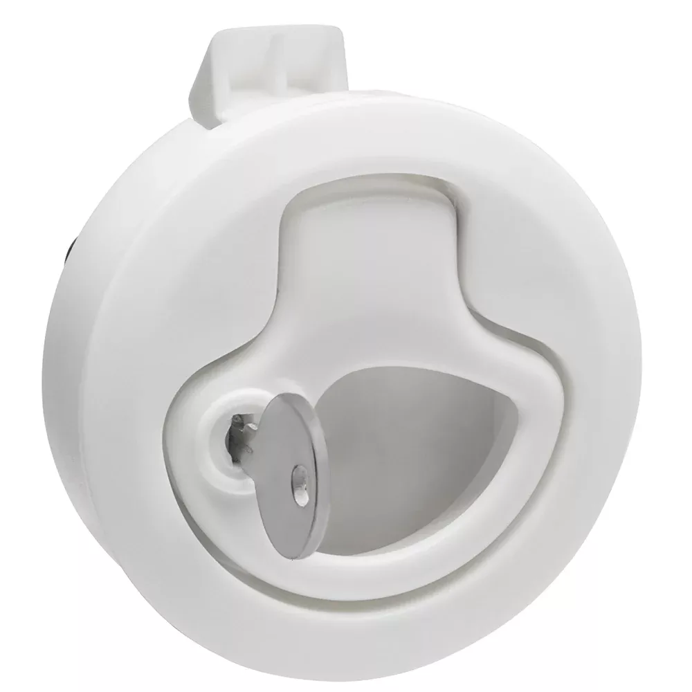 Whitecap Mini Ring Pull Nylon Locking White - 3228WC