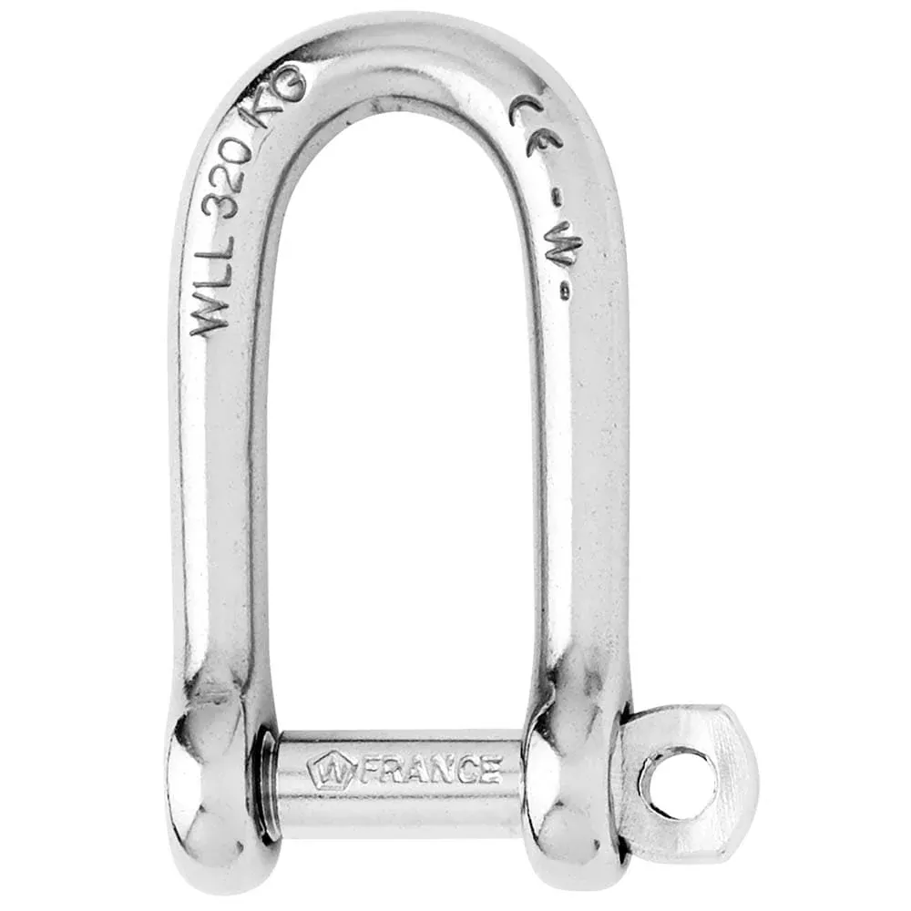 Wicahrd Self-Locking Long D Shackle – Diameter 5mm – 3/16