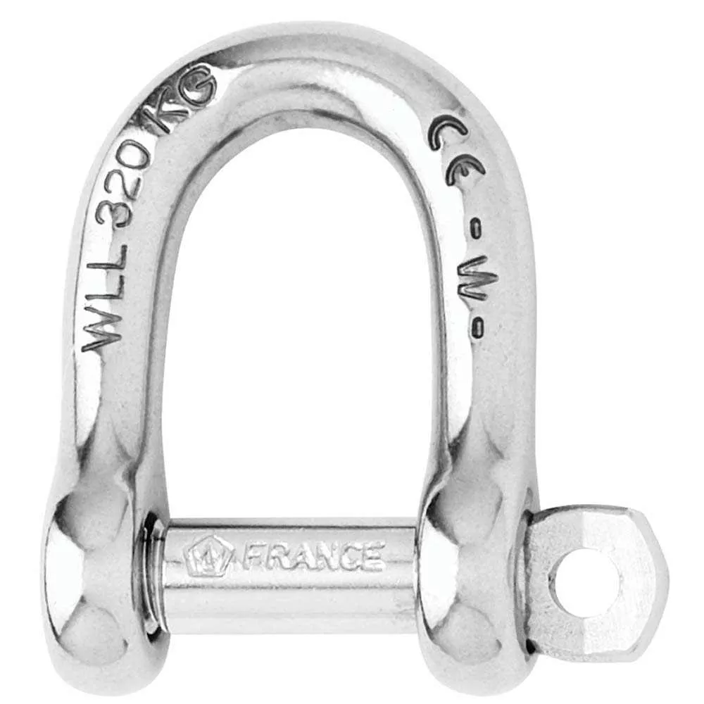 Wichard Self-Locking D Shackle - Diameter 5mm - 3/16" - 1202