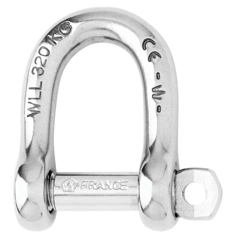 Wichard Self-Locking D Shackle – Diameter 5mm – 3/16″