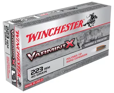 Winchester .223 Rem 40 Gr Varmint X Polymer