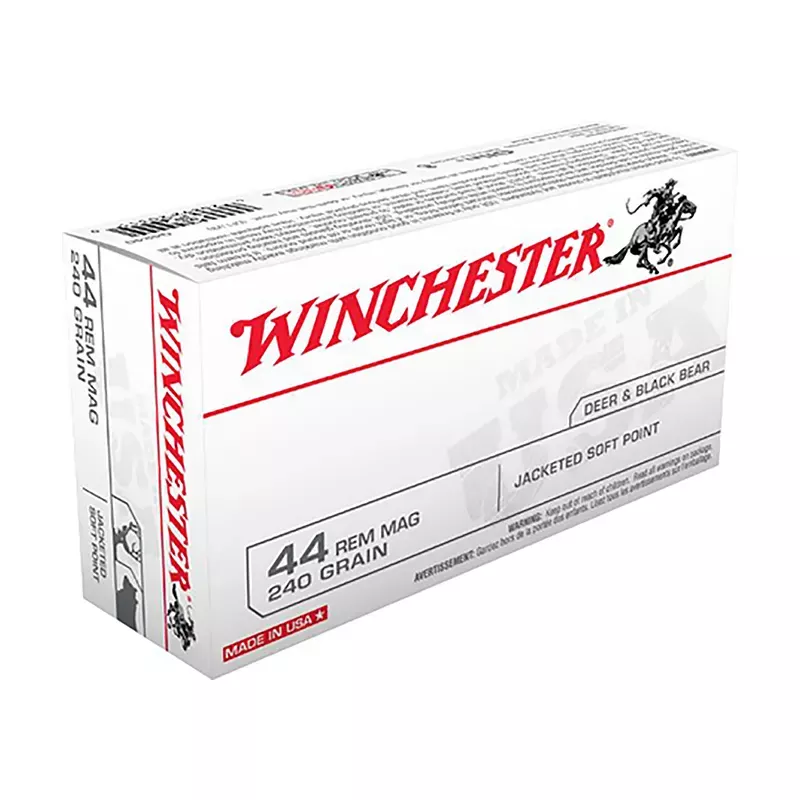 Winchester 44 Remington Mag. 240 Gr. Pistol 50 Per Box