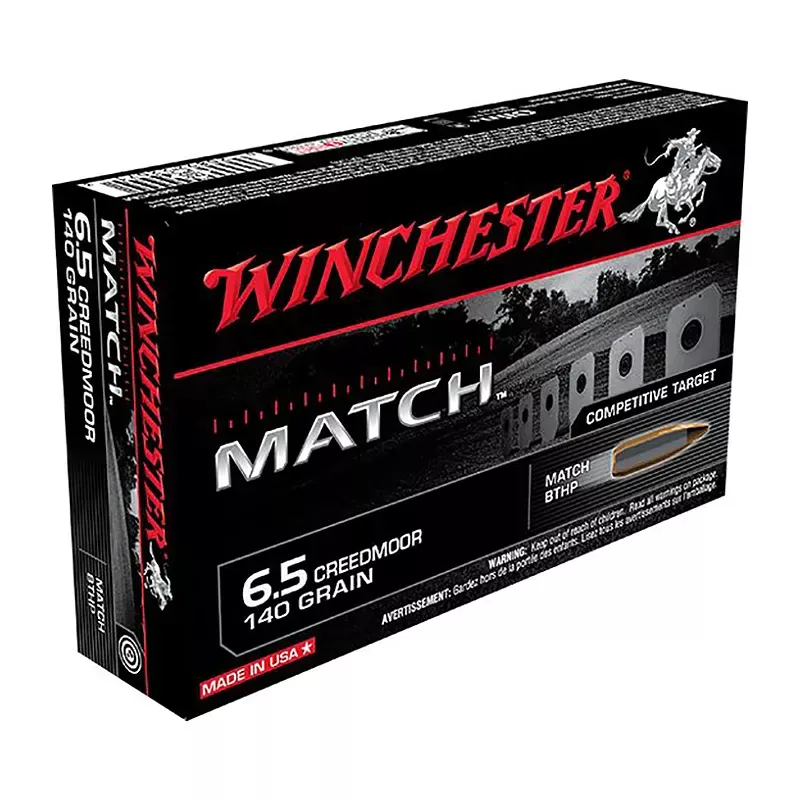 Winchester 6.5 Creedmoor 140 Gr. 2710 FPS Match