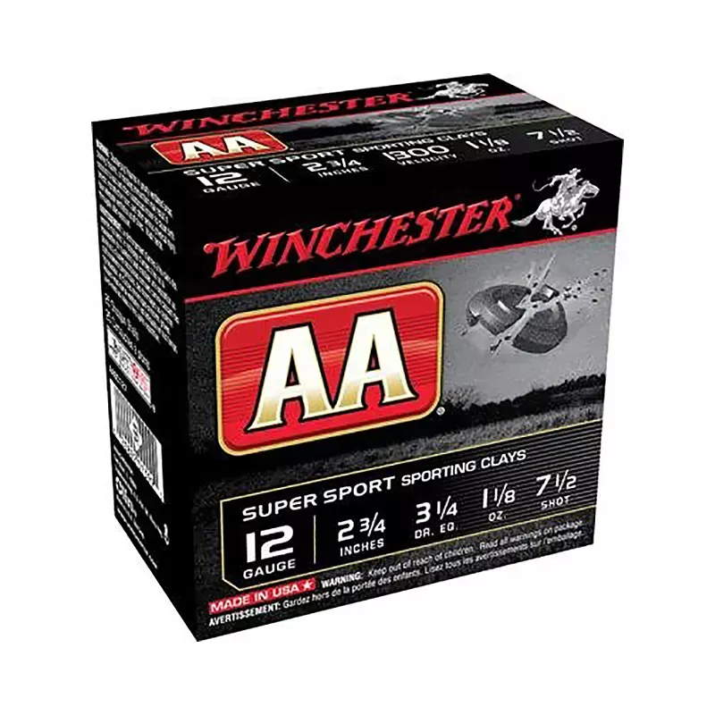 Winchester AA Target Load 12 Ga. 2.75″ 1300 FPS 7.5 Shot 25 Per Box