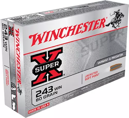 Winchester Super-X .243 Winchester 80 Gr Pointed Soft Point