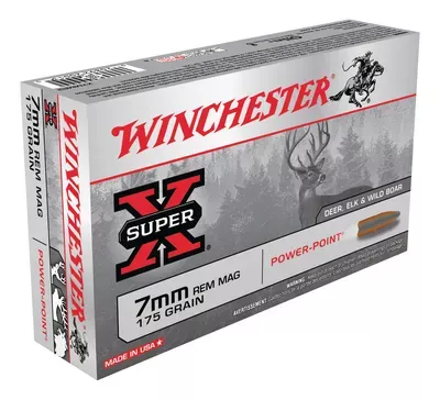 Winchester Super-X 7mm Rem Magnum 175 Gr Power-Point