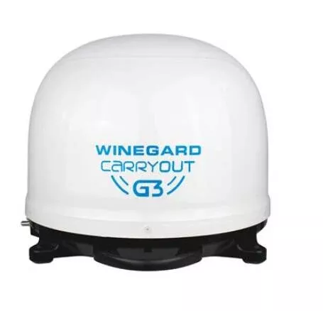 Winegard Carryout G3 Portable Automatic Satellite Antenna, White• GM-9000