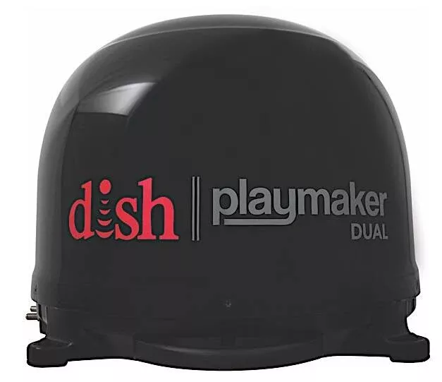 Winegard Playmaker Dual Automatic Satellite System, Black• PL-8035
