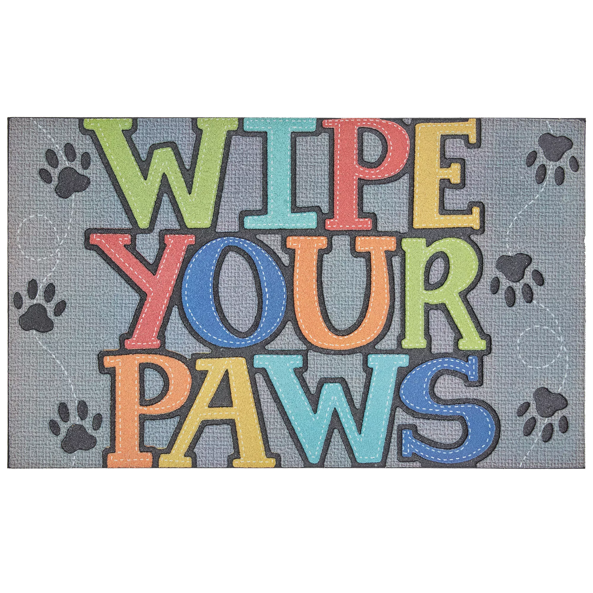 Wipe Your Paws Door Mat, 18” x 30”