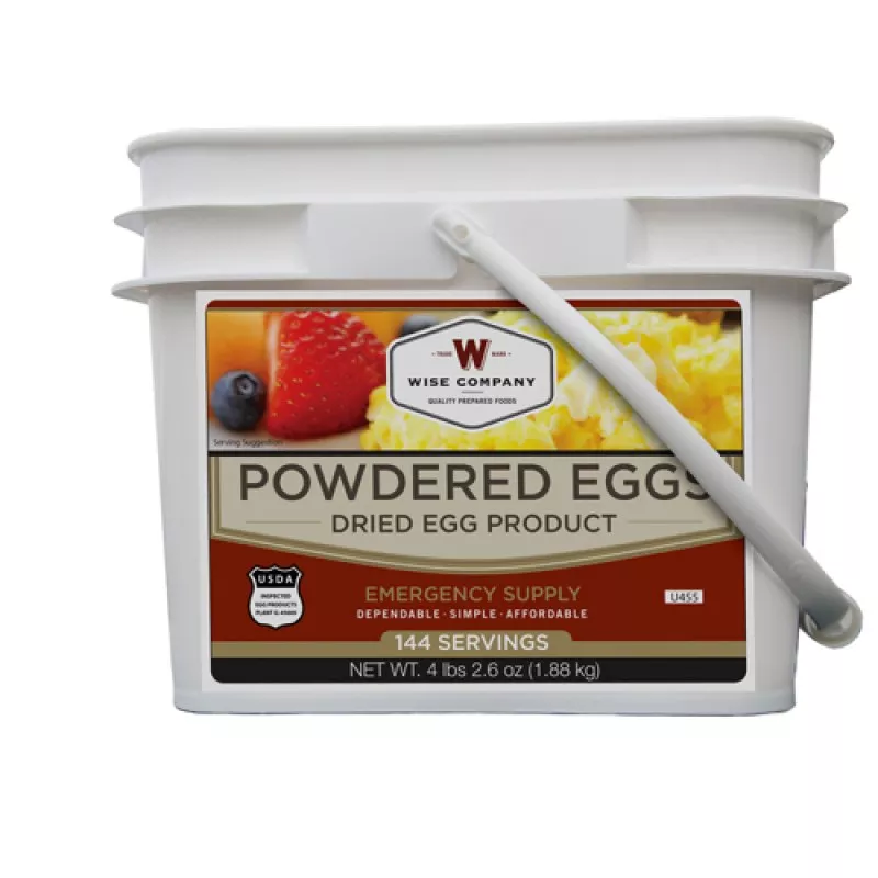 WISE FOODS Powdered Eggs In a Bucket 144 Servings