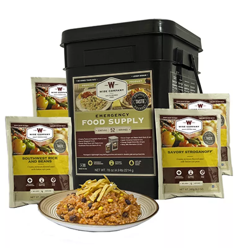 WISE FOODS Prepper Pack Emergency Meal Kit Bucket