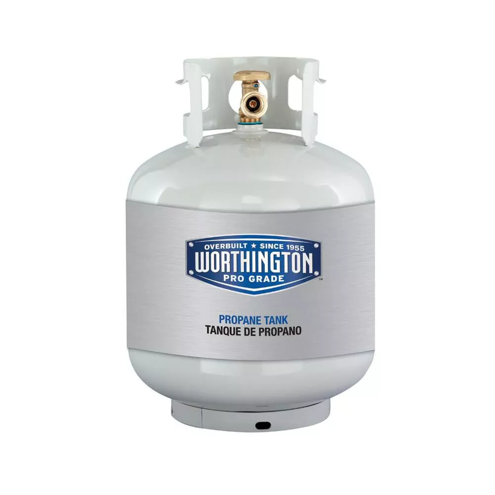 Worthington Steel Refillable Propane Cylinder, 20 lbs.