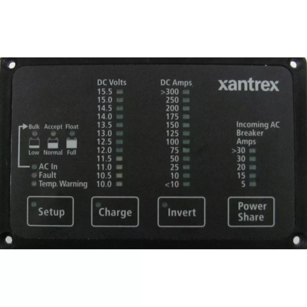 Xantrex Heart FDM-12-25 Remote Panel, Battery StatusFreedom Inverter/Charger Remote Control [84-2056-01]