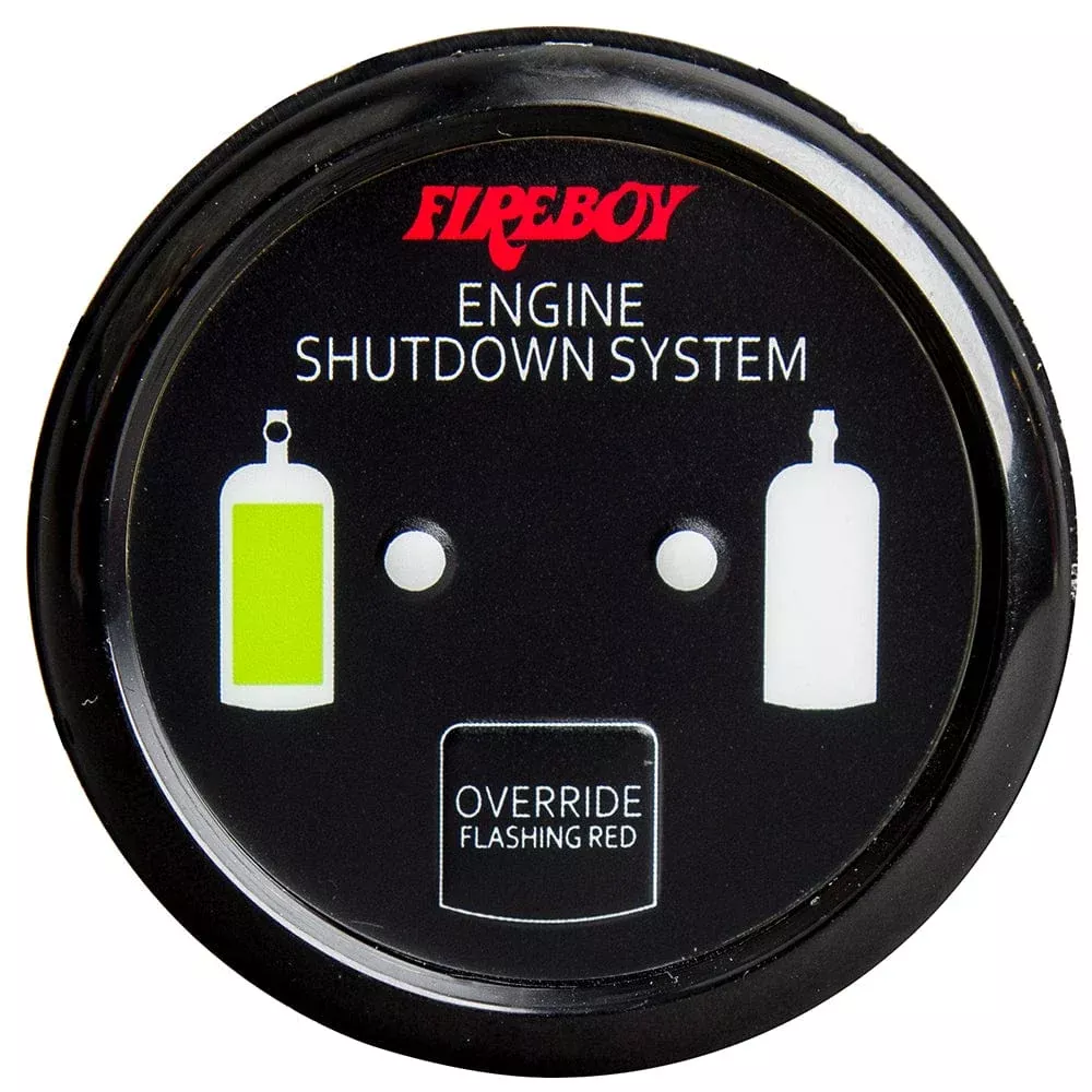 Xintex Deluxe Helm Display w/Gauge Body, LED & Color Graphics f/Engine Shutdown System – Black Bezel Display – DU-RBH-20-R