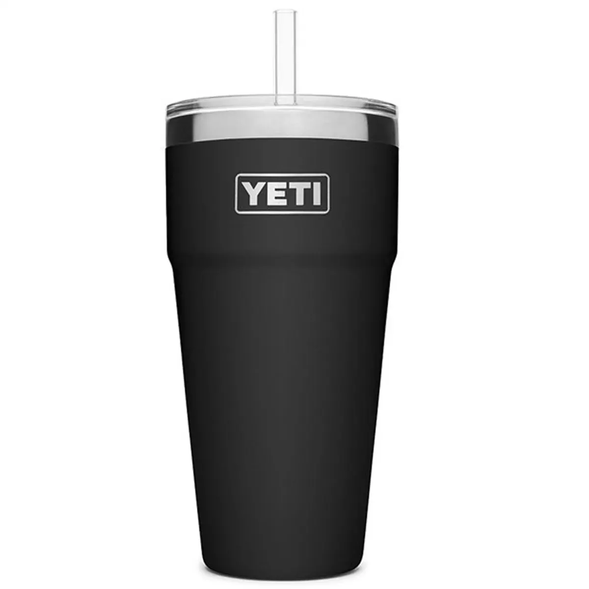 YETI Rambler 26 oz. Stackable Cup w/Straw Lid-Black