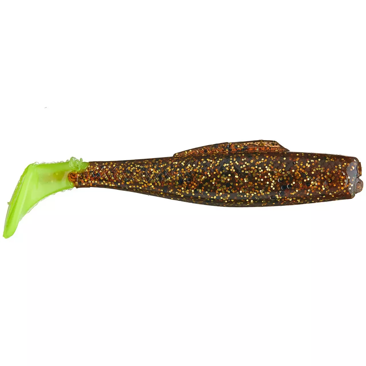 Z-Man MinnowZ Swimbait - 3" Rootbeer/Chartreuse Tail