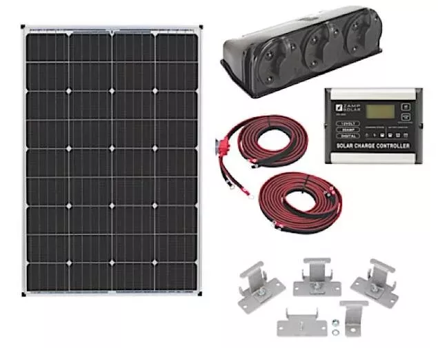 Zamp Solar 115 Watt Roof Mount Solar Kit• KIT1003