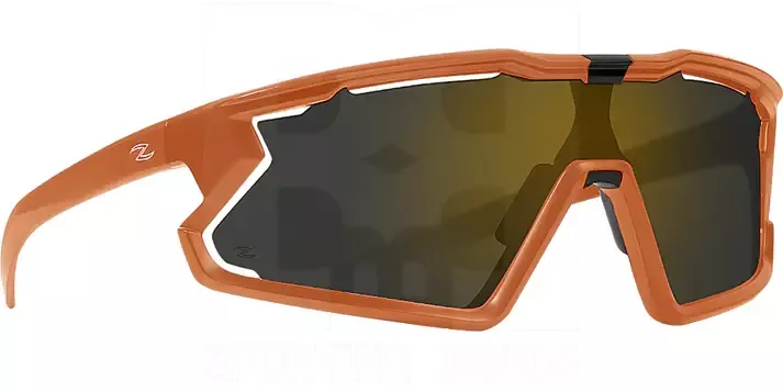 Zol Breakaway Sunglasses Orange W/ Gold Lens