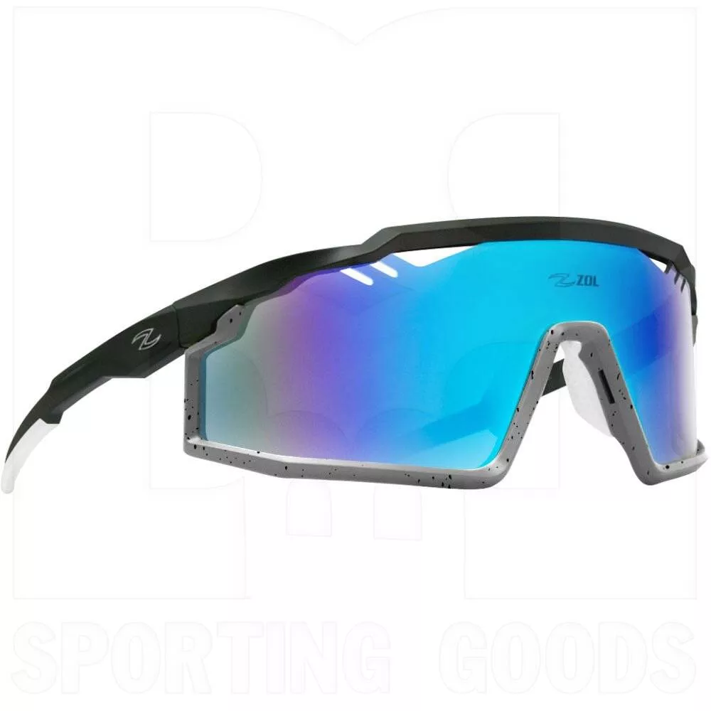 Zol Champion Gray Glass with UV Blue Lens Sunglasses
