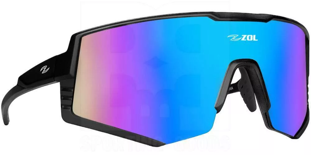 Zol Evo Sunglasses Black w/ Blue Lens