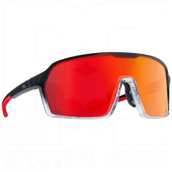 Zol Freeze Sunglasses RX Insert Compatible Black w/ Red Lens