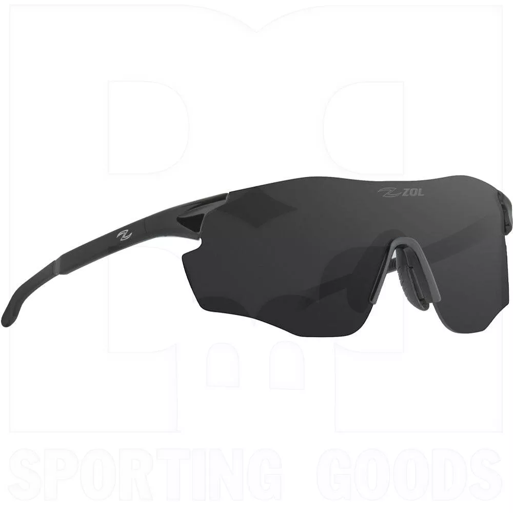 Zol Track Black With UV Smoke Lens Sunglasses