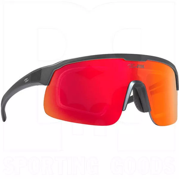 Zol Trail Clear Red with UV Red Lens Sunglasses