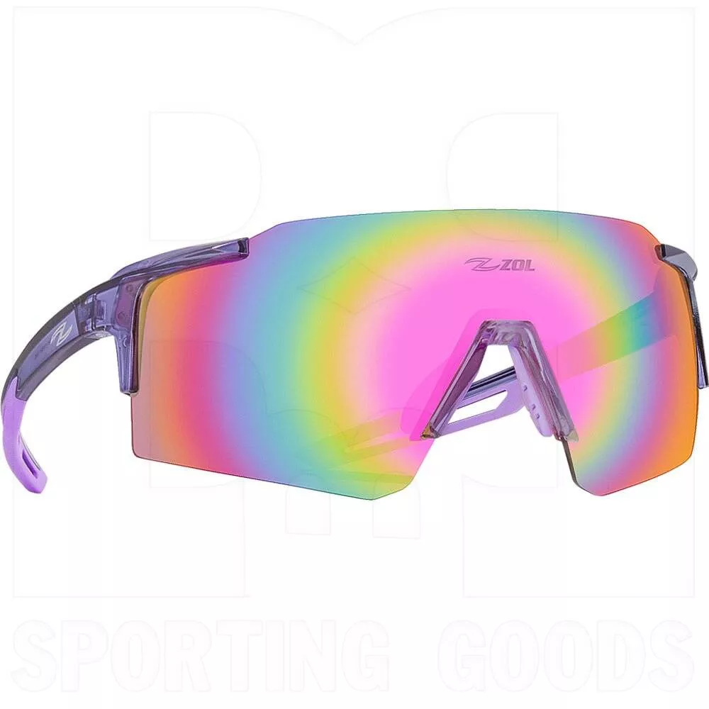 Zol Zero Sunglasses ClearPU w/ Pink