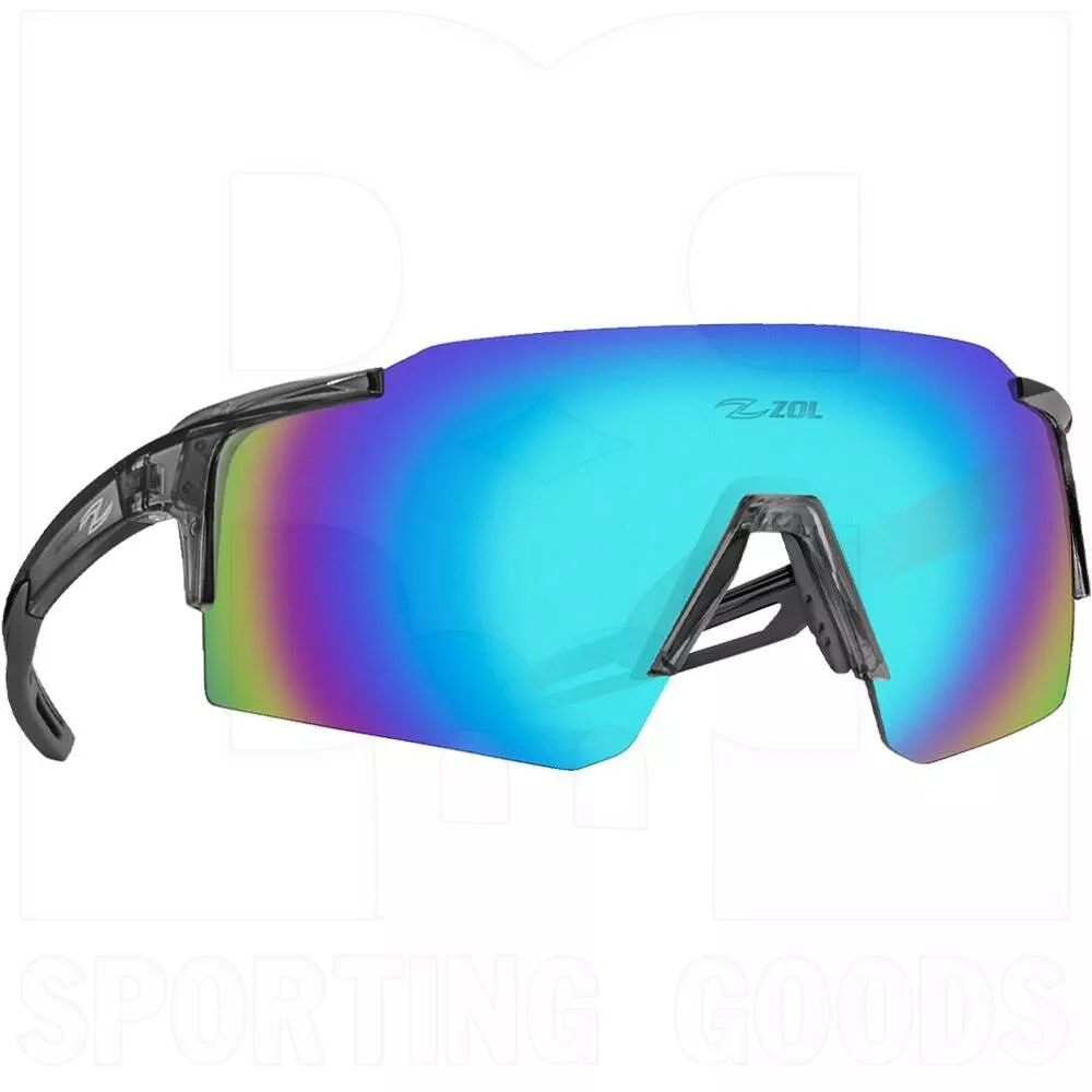 Zol Zero Sunglasses CrysGrey w/ Blue