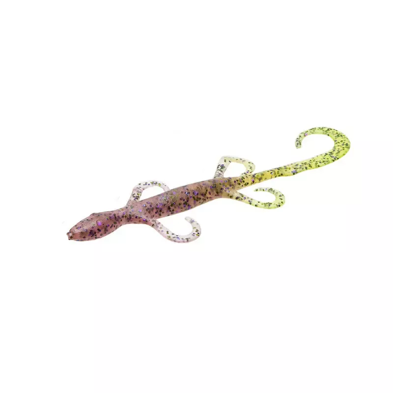 Zoom 6″ Lizard – Cotton Candy Chartreuse